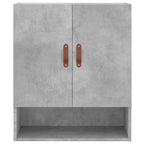 vidaXL Wandschrank Betongrau 60x31x70 cm Holzwerkstoff