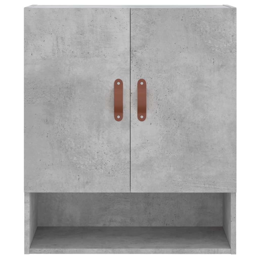 vidaXL Wandschrank Betongrau 60x31x70 cm Holzwerkstoff