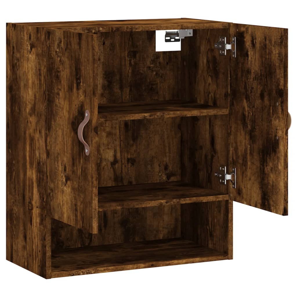 vidaXL Wandschrank Räuchereiche 60x31x70 cm Holzwerkstoff