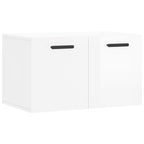 vidaXL Wandschrank Hochglanz-Weiß 60x36,5x35 cm Holzwerkstoff