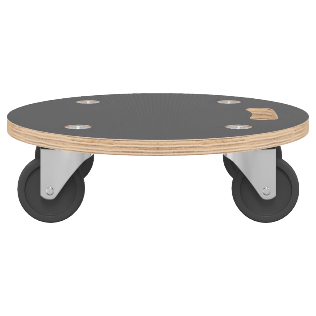 vidaXL Transportroller 2 Stk. Rund Ø38x11,5 cm 250 kg