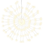vidaXL Weihnachtsbeleuchtungen Feuerwerk 8 Stk. 140 LEDs Warmweiß 17cm