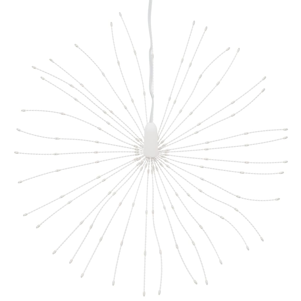 vidaXL Weihnachtsbeleuchtungen Feuerwerk 8 Stk. 140 LEDs Kaltweiß 17cm