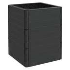vidaXL Pflanzkübel 2 Stk. Anthrazit PP