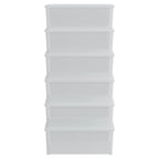 vidaXL Aufbewahrungsboxen 6 Stk. Kunststoff 10 L Stapelbar