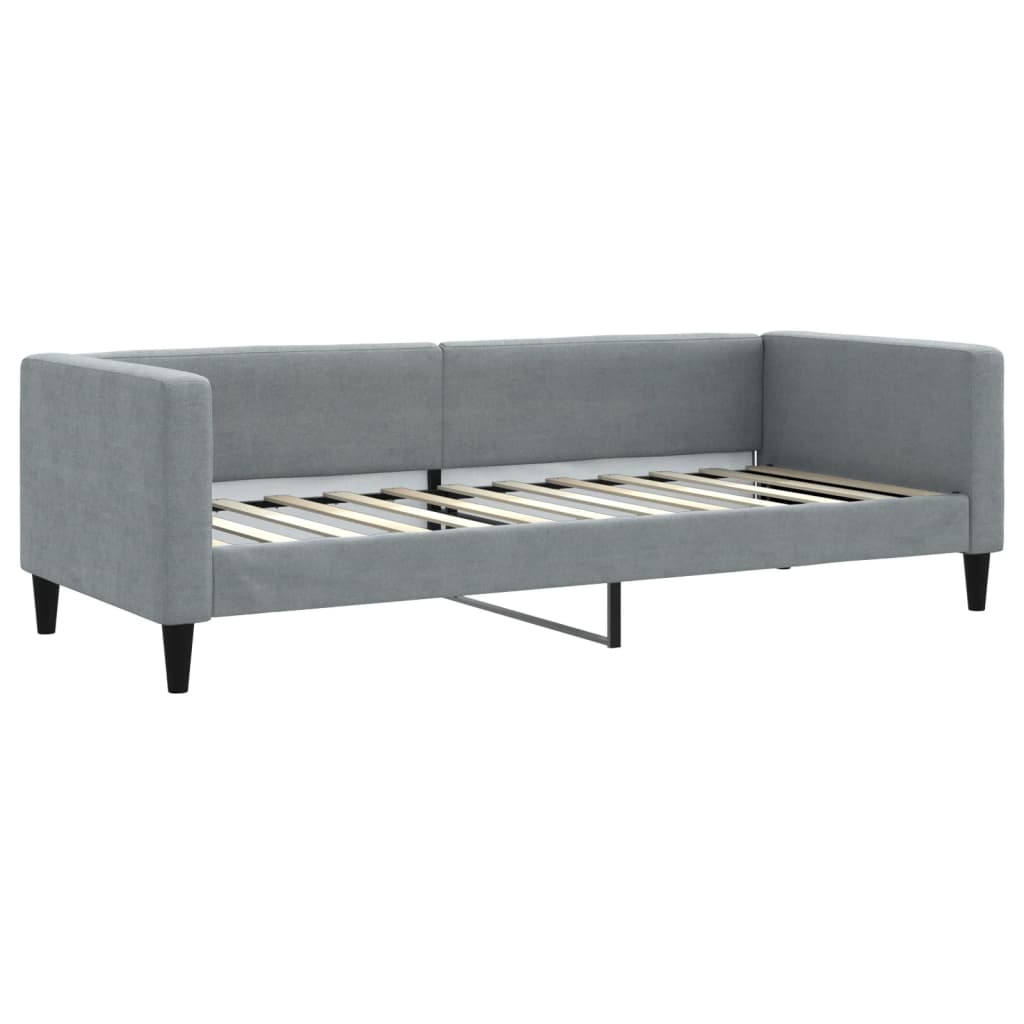 vidaXL Tagesbett Hellgrau 80x200 cm Stoff