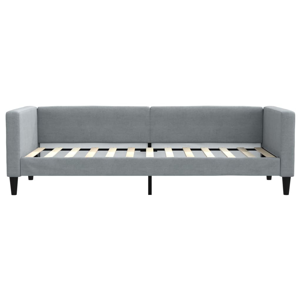 vidaXL Tagesbett Hellgrau 80x200 cm Stoff