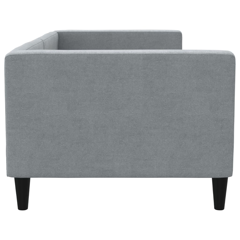 vidaXL Tagesbett Hellgrau 80x200 cm Stoff