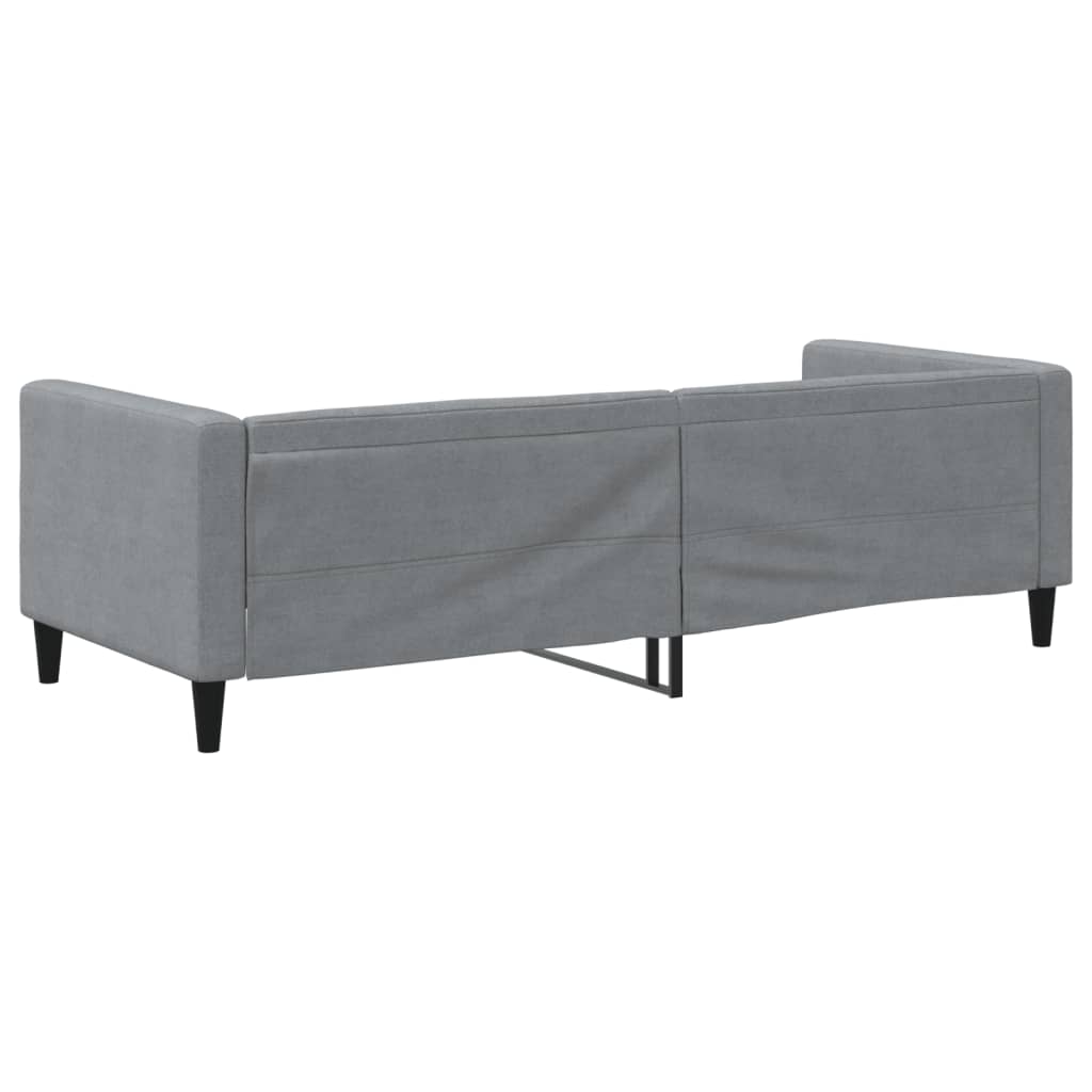 vidaXL Tagesbett Hellgrau 80x200 cm Stoff