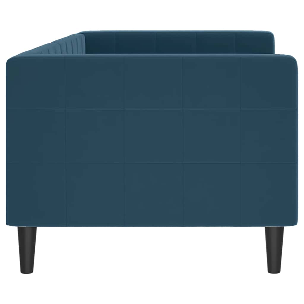 vidaXL Tagesbett Blau 80x200 cm Samt