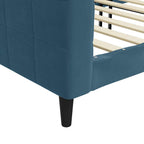 vidaXL Tagesbett Blau 80x200 cm Samt
