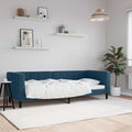 vidaXL Tagesbett Blau 80x200 cm Samt