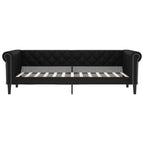 vidaXL Tagesbett Schwarz 80x200 cm Kunstleder