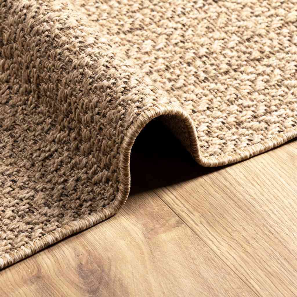 vidaXL Teppich ZIZUR 200x290 cm Jute-Optik Indoor und Outdoor