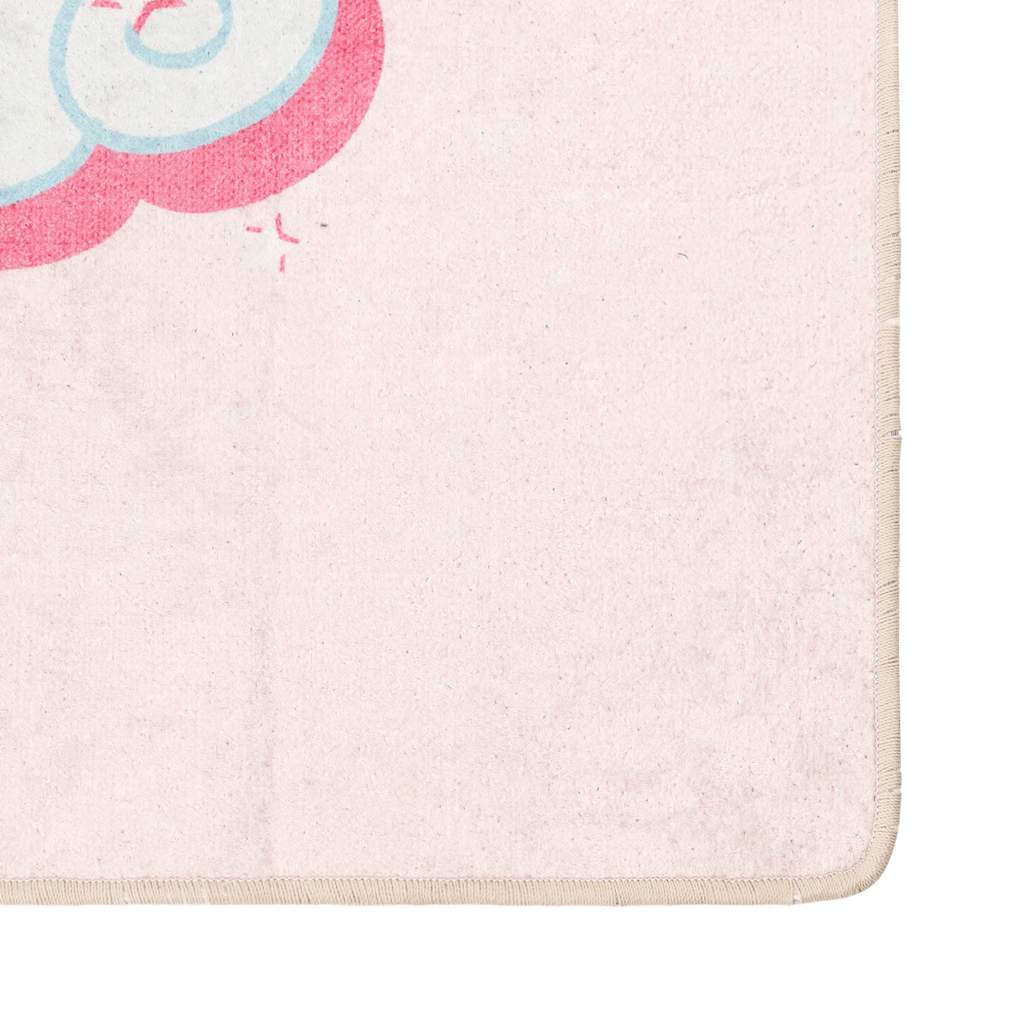 vidaXL Kinderteppich Rosa 160x230 cm Einhorn Waschbar