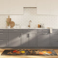vidaXL Küchenteppich Mehrfarbig 60x180 cm Waschbar