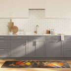 vidaXL Küchenteppich Mehrfarbig 60x180 cm Waschbar