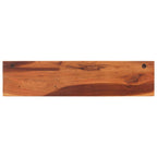 vidaXL Wandregale 2 Stk. 112x20x26 cm Massivholz Akazie