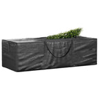 vidaXL Weihnachtsbaumtaschen 2 Stk. Schwarz Polyethylen