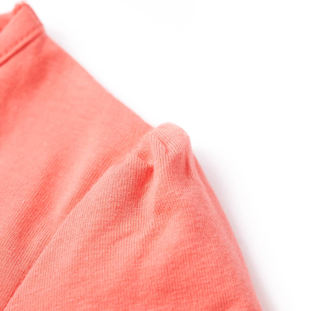 Kinder-T-Shirt Korallenrosa 92