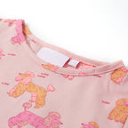 Kinderpyjama mit Kurzen Ärmeln Hellrosa 116