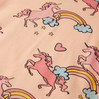 Kinderpyjama mit Kurzen Ärmeln Hellorange 104