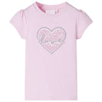 Kinder-T-Shirt Hellrosa 104