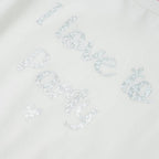 Kinder-T-Shirt mit Rüschenärmeln Weiß 104