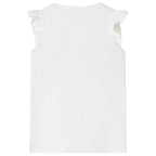 Kinder-T-Shirt Ecru 116