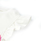 Kinder-T-Shirt Ecru 116