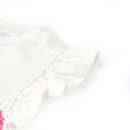 Kinder-T-Shirt Ecru 128