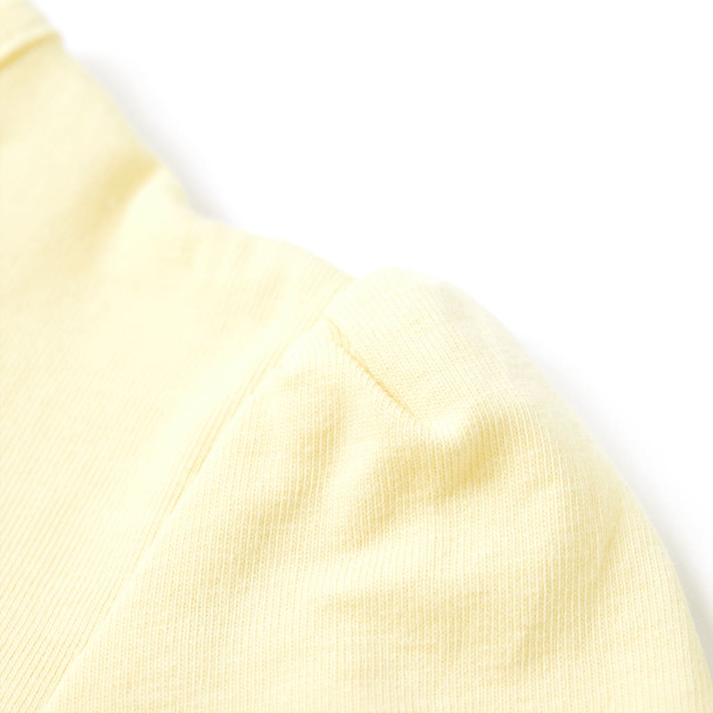 Kinder-T-Shirt Zartgelb 128
