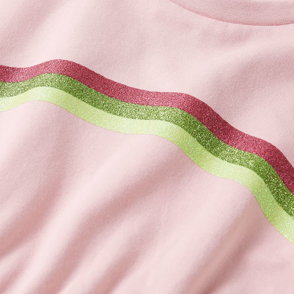 Kinderkleid mit Kordelzug Hellrosa 140