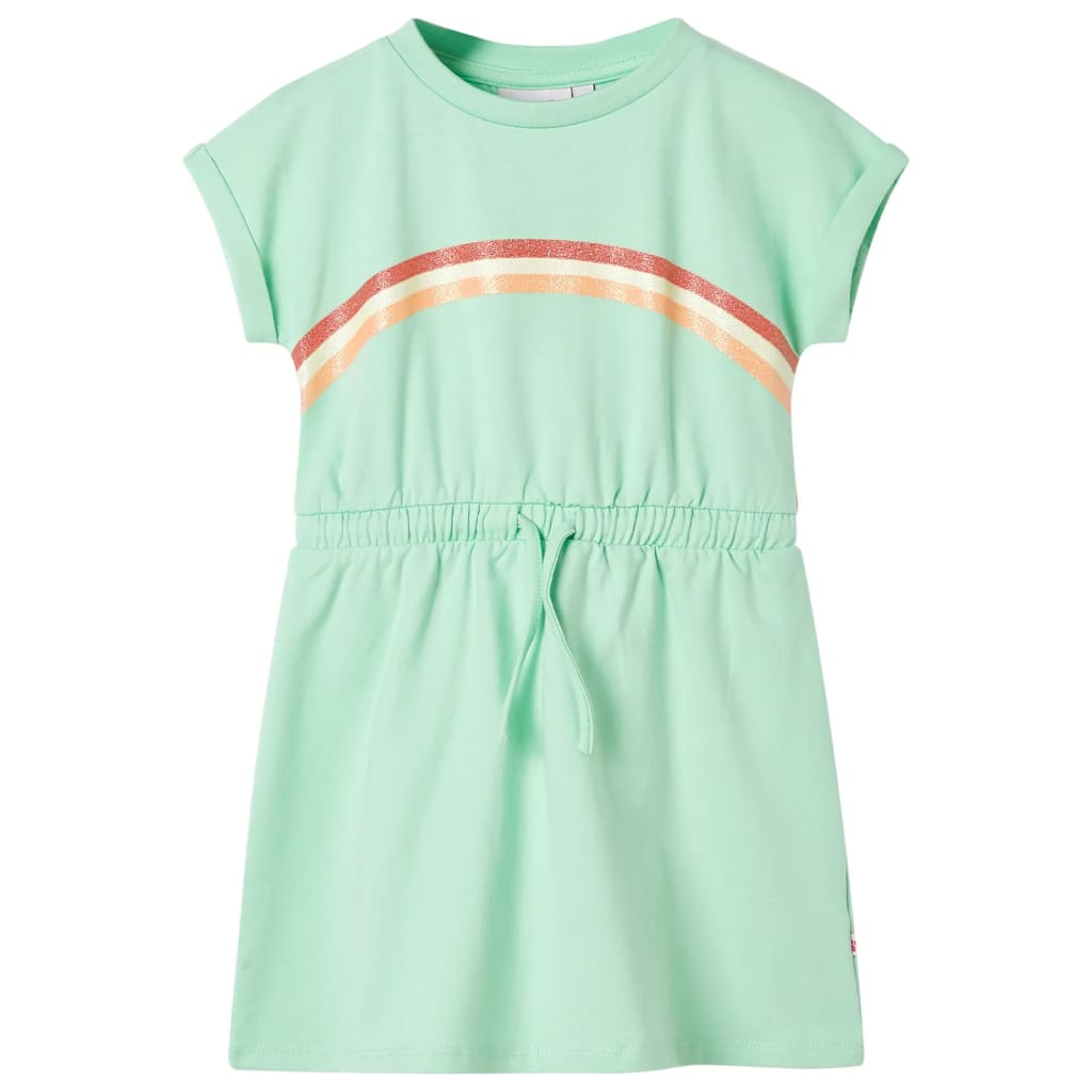 Kinderkleid mit Kordelzug Hellrosa 116