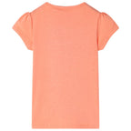 Kinder-T-Shirt Neonorange 104