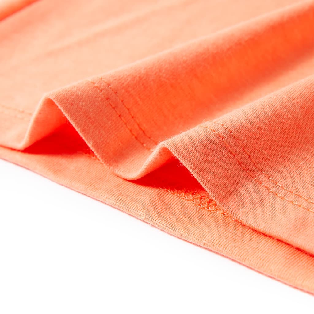 Kinder-T-Shirt Neonorange 104