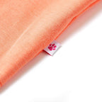 Kinder-T-Shirt Neonorange 128