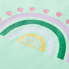 Kinder-T-Shirt Knallgrün 104
