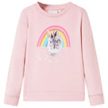 Kinder-Sweatshirt Hellrosa 92
