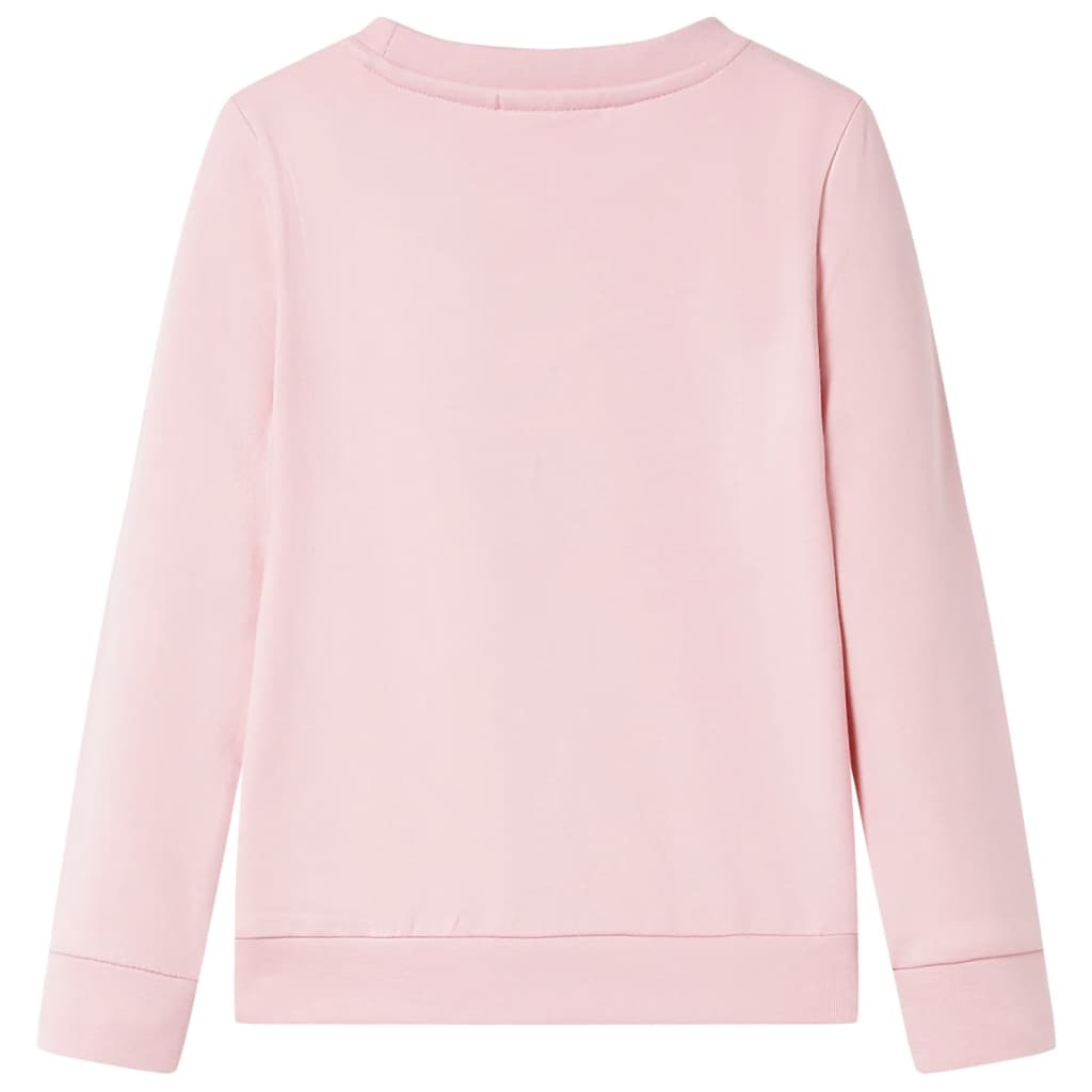 Kinder-Sweatshirt Hellrosa 116