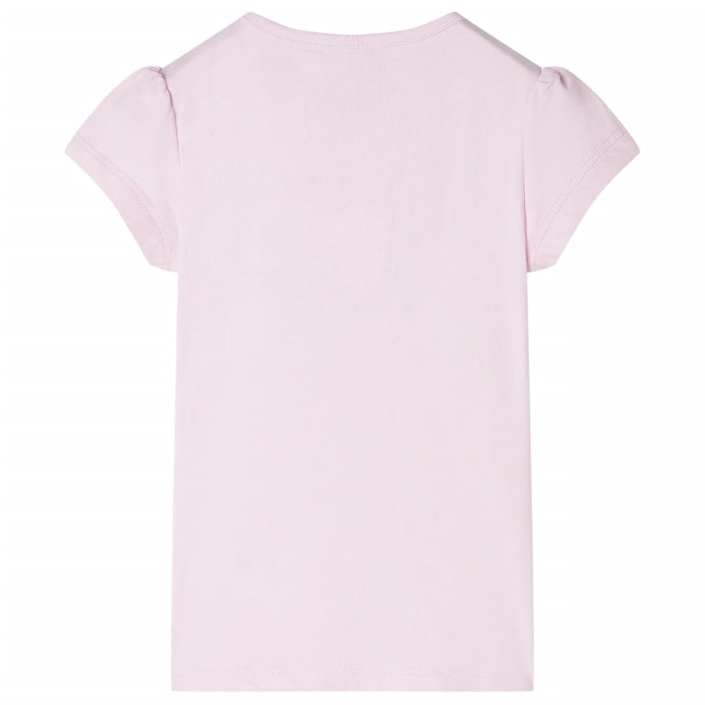 Kinder-T-Shirt mit Flügelärmeln Zartrosa 104