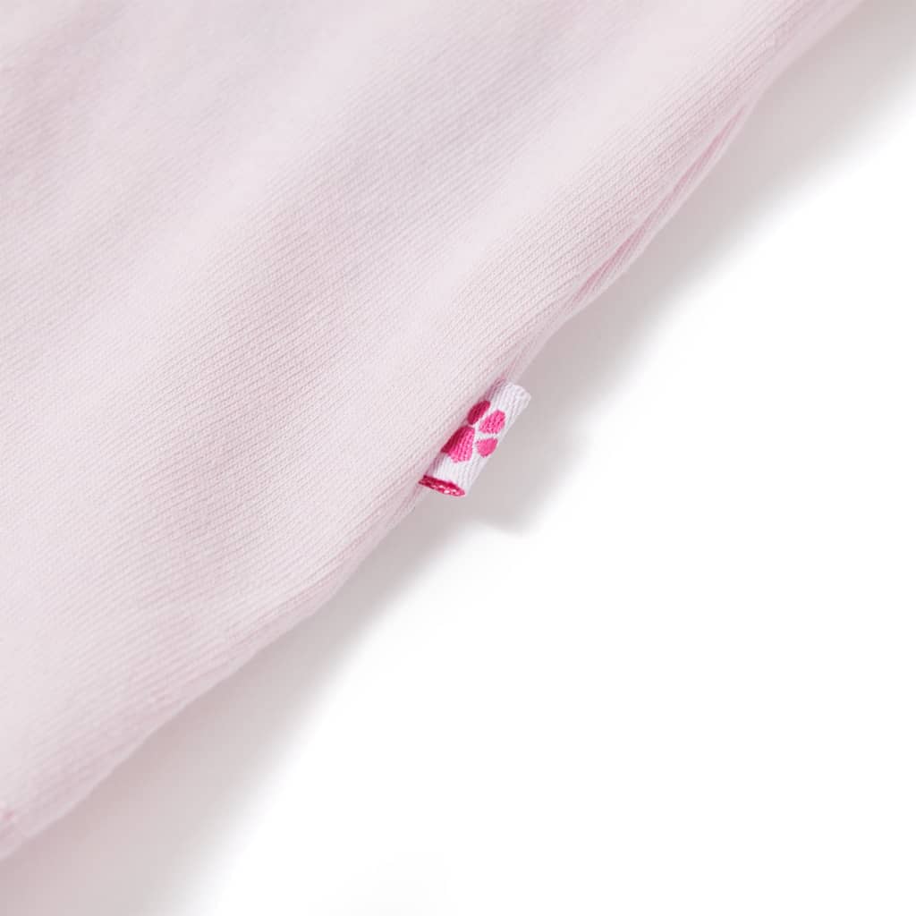 Kinder-T-Shirt mit Flügelärmeln Zartrosa 104