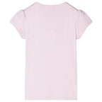Kinder-T-Shirt mit Flügelärmeln Zartrosa 128