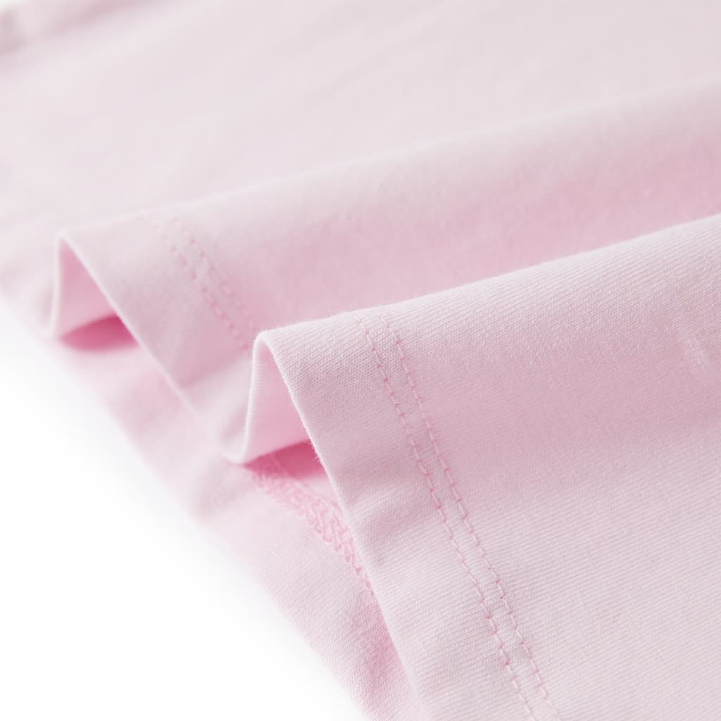 Kinder-T-Shirt mit Flügelärmeln Zartrosa 128