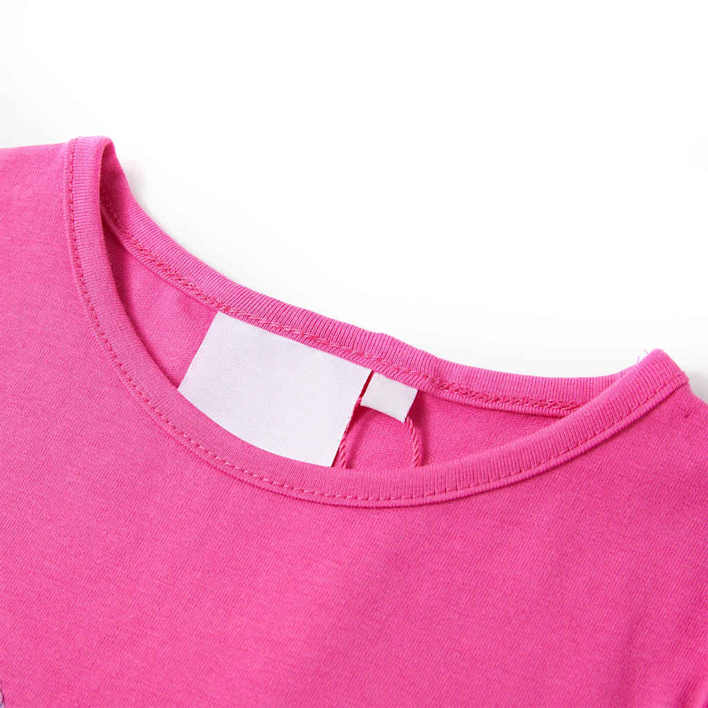 Kinder-T-Shirt mit Flügelärmeln Dunkelrosa 104