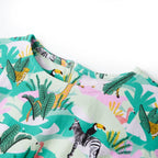 Kinderkleid Helles Minzgrün 140