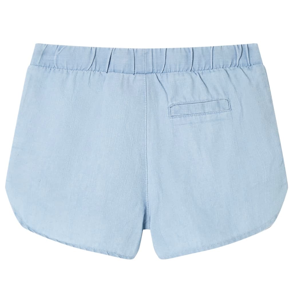 Kindershorts Helles Jeansblau 128
