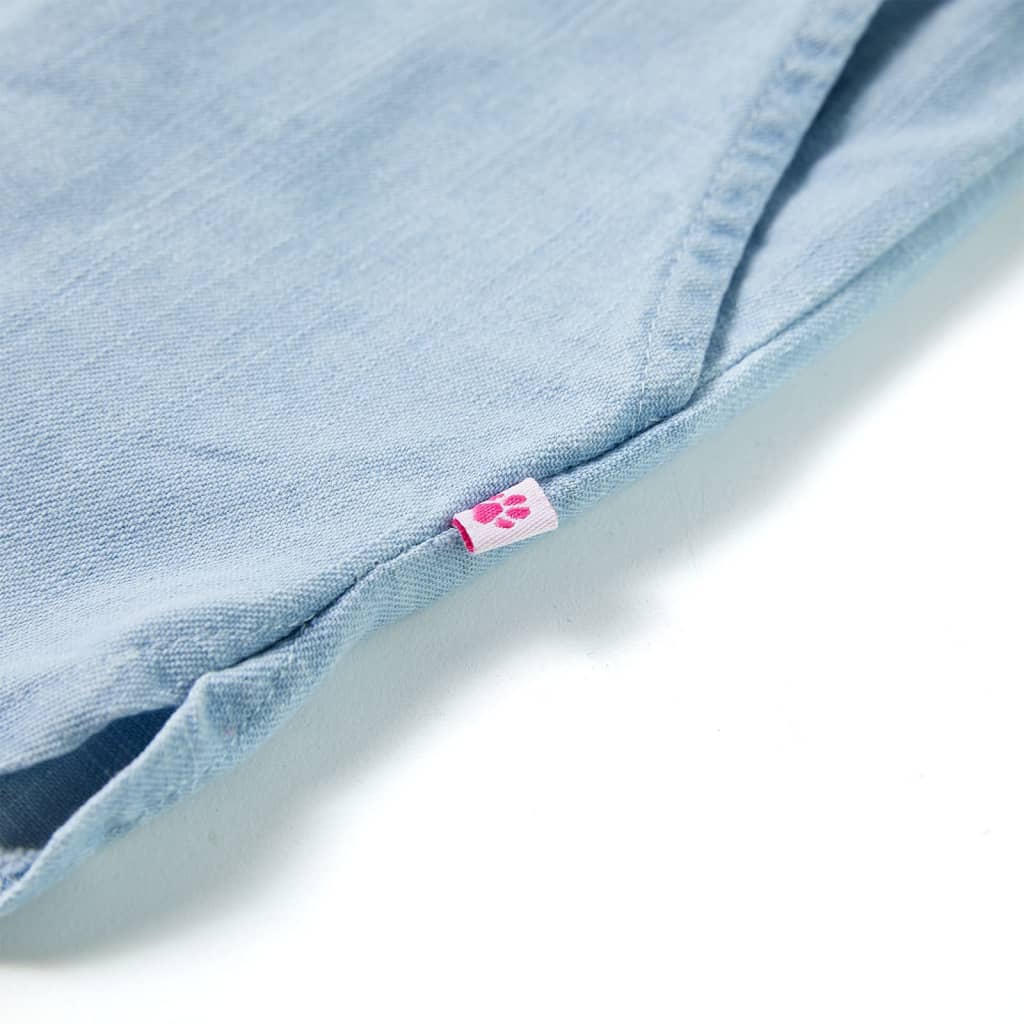 Kindershorts Helles Jeansblau 128
