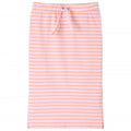 Kinderrock mit Streifen Gerade Rosa 104