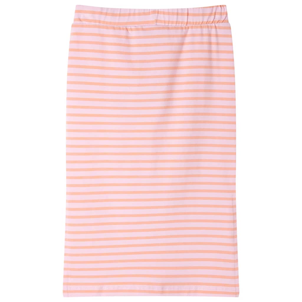 Kinderrock mit Streifen Gerade Rosa 104